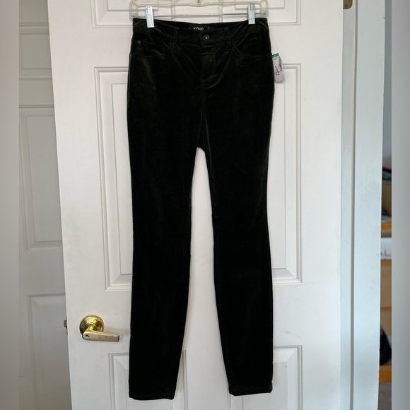 NWT Simons Straight Leg Corduroy Trouser 0 Green - Picture 4 of 14